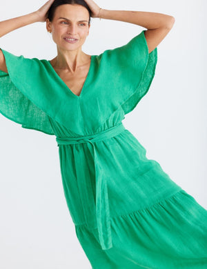 BRAVE AND TRUE Long Way Home Dress - Apple DRESS - Zabecca Living