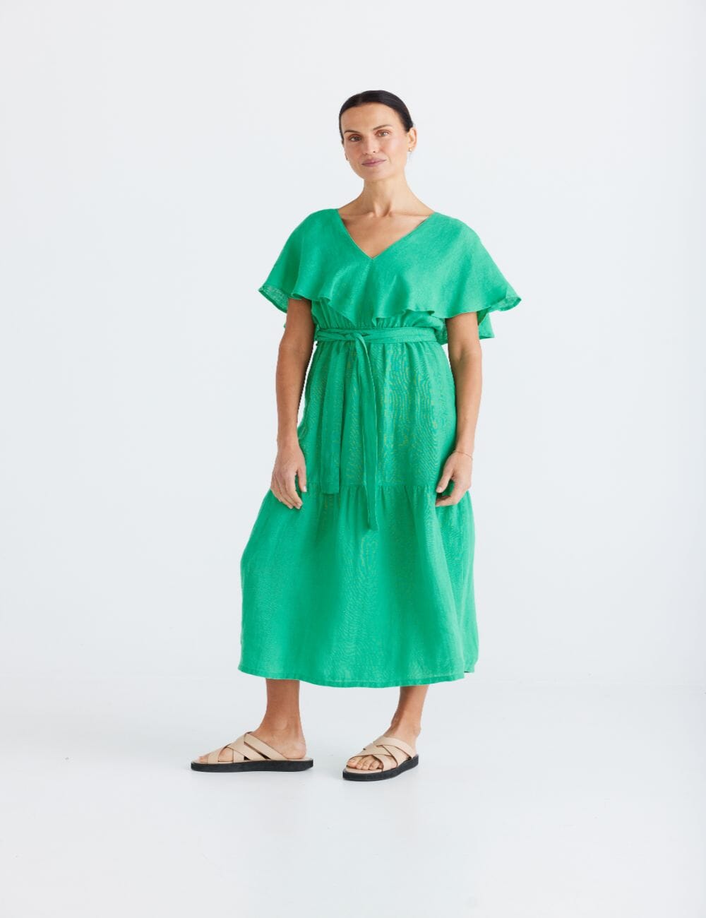 BRAVE AND TRUE Long Way Home Dress - Apple DRESS - Zabecca Living