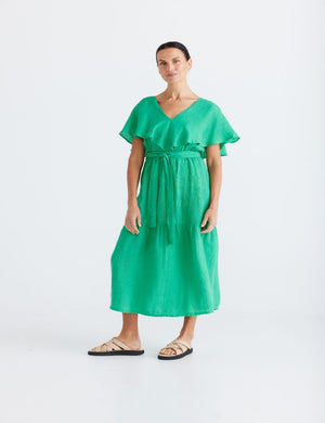 BRAVE AND TRUE Long Way Home Dress - Apple DRESS - Zabecca Living