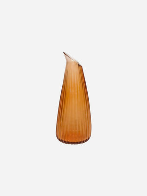 BRIAN TUNKS Cut Glass Heron Carafe - Copper VASE - Zabecca Living