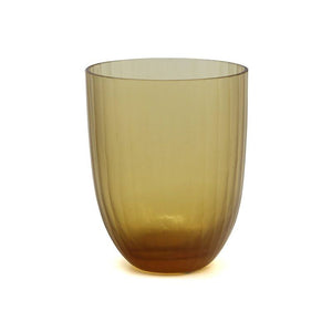 BRIAN TUNKS Cut Glass Iguassu Tumbler - Butter DRINKWARE - Zabecca Living