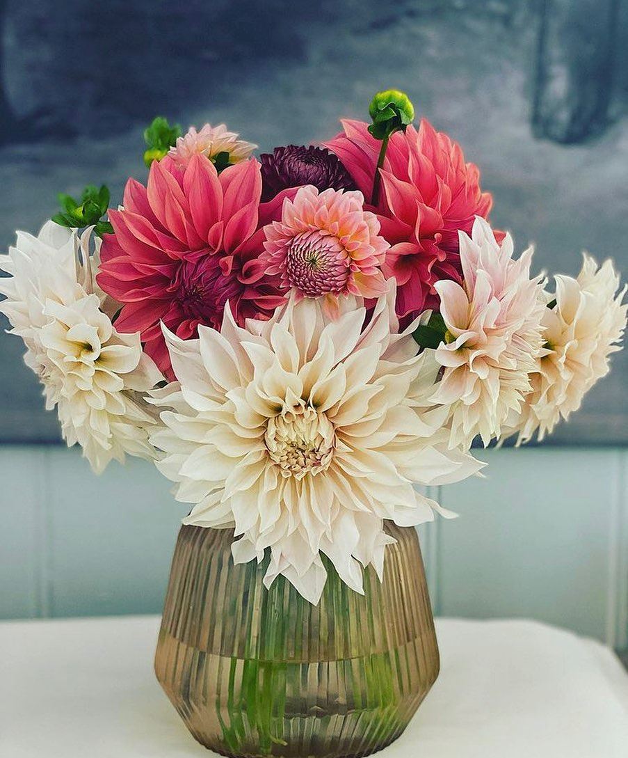 BRIAN TUNKS Cut Glass Mini Conical Vase - Marine VASE - Zabecca Living