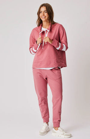 CARTEL & WILLOW Poppy Pant - Merlot JOGGER - Zabecca Living