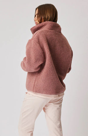 CARTEL & WILLOW Rimi Zip Up - Berry Jacket - Zabecca Living