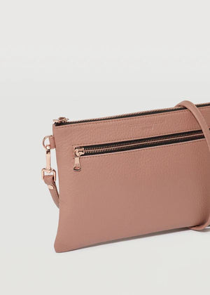 CHARLIE MIDDLETON Ballet Dual Zip Crossbody - Gold HANDBAG - Zabecca Living