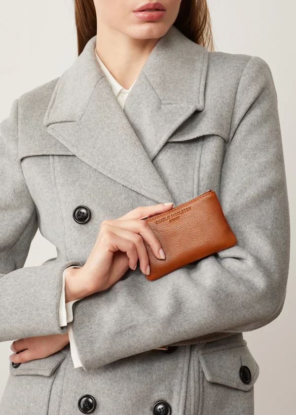 CHARLIE MIDDLETON Cedar Coin Purse - Gold Purse - Zabecca Living