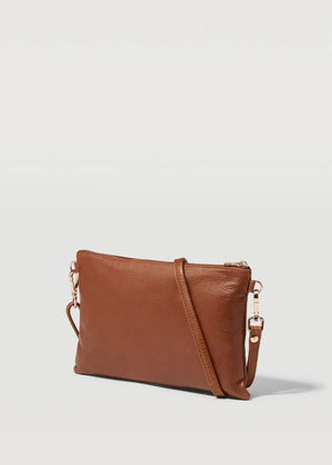 CHARLIE MIDDLETON Cedar Dual Zip Crossbody - Silver HANDBAG - Zabecca Living