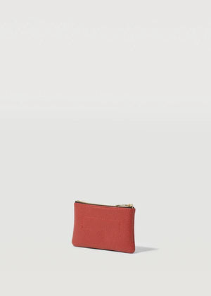 CHARLIE MIDDLETON Crimson Coin Purse - Gold Purse - Zabecca Living