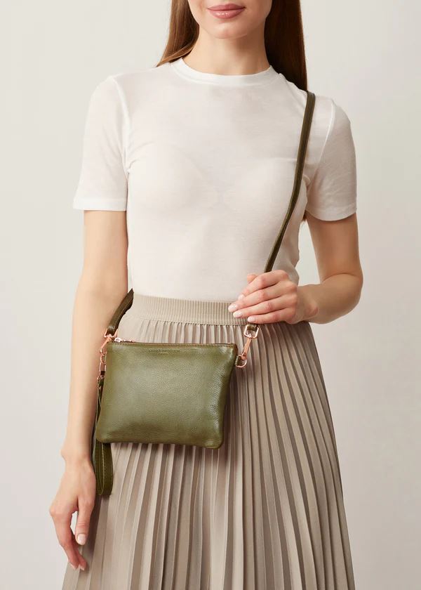 CHARLIE MIDDLETON Seaweed Essential Crossbody - Silver HANDBAG - Zabecca Living