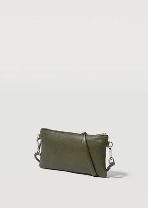 CHARLIE MIDDLETON Seaweed Mini Dual Zip Crossbody - Rose HANDBAG - Zabecca Living