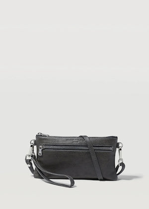 CHARLIE MIDDLETON Slate Mini Dual Zip Crossbody - Silver HANDBAG - Zabecca Living