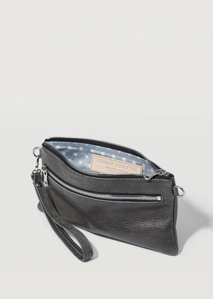 CHARLIE MIDDLETON Slate Mini Dual Zip Crossbody - Silver HANDBAG - Zabecca Living