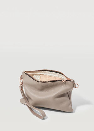CHARLIE MIDDLETON Taupe Essential Crossbody - Gold HANDBAG - Zabecca Living