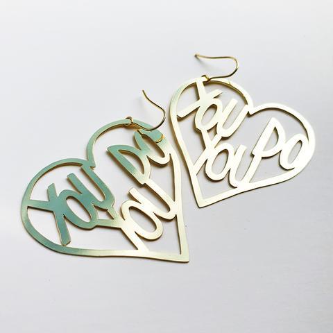 DENZ You Do You Dangles - Gold Earrings - Zabecca Living