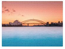 DESTINATION LABEL 1000 Piece Puzzle - Harbour Pastels Puzzle - Zabecca Living