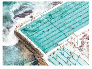 DESTINATION LABEL 1000 Piece Puzzle - Icebergs Summer Puzzle - Zabecca Living