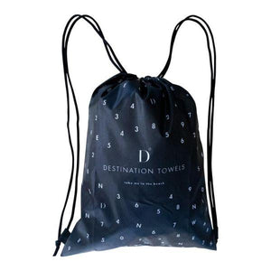 DESTINATION LABEL Towel- Endless Lines towel - Zabecca Living