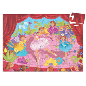 DJECO Ballerina 36pc Silhouette Puzzle KIDS (5+ Yrs) - Zabecca Living