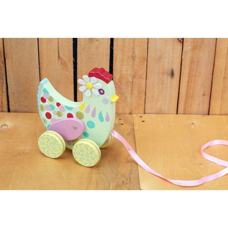 DJECO Cotcotte Hen Pull Along TODDLER (1-3 Yrs) - Zabecca Living