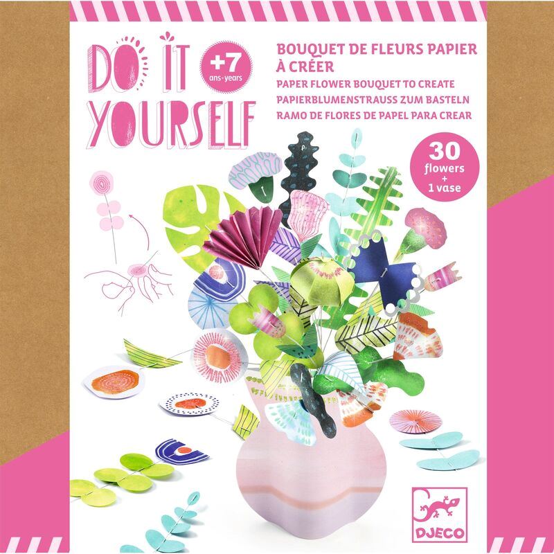 DJECO Do It Yourself Delicate Flowers KIDS (5+ Yrs) - Zabecca Living