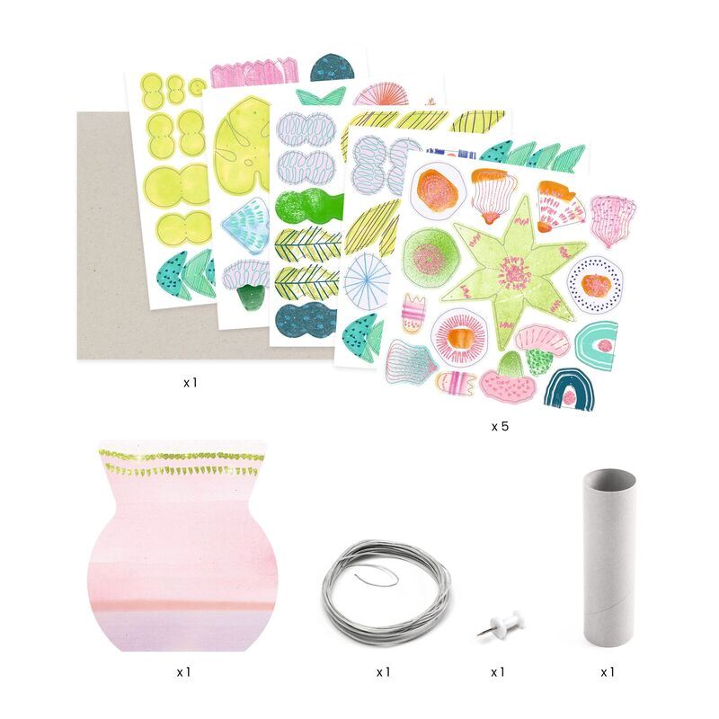 DJECO Do It Yourself Delicate Flowers KIDS (5+ Yrs) - Zabecca Living