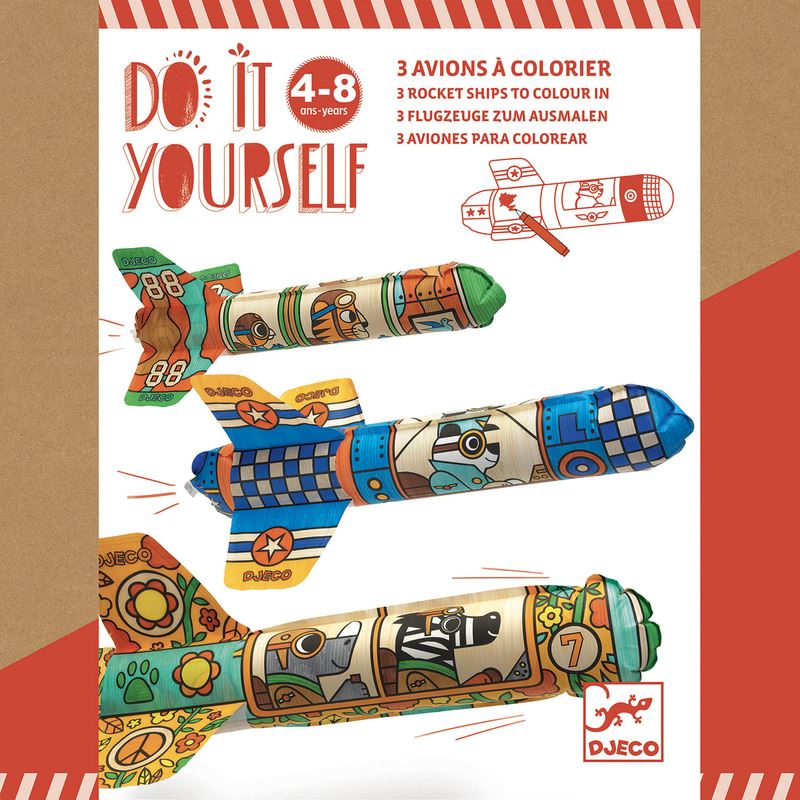 DJECO Do It Yourself To The Sky Rockets KIDS (5+ Yrs) - Zabecca Living