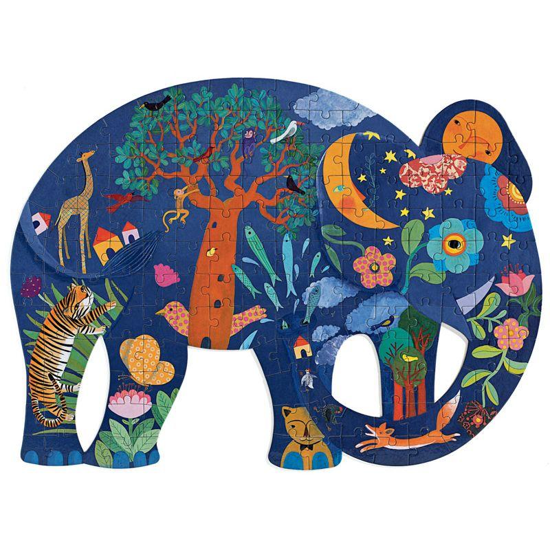 DJECO Elephant 150 Piece Art Puzzle KIDS (5+ Yrs) - Zabecca Living