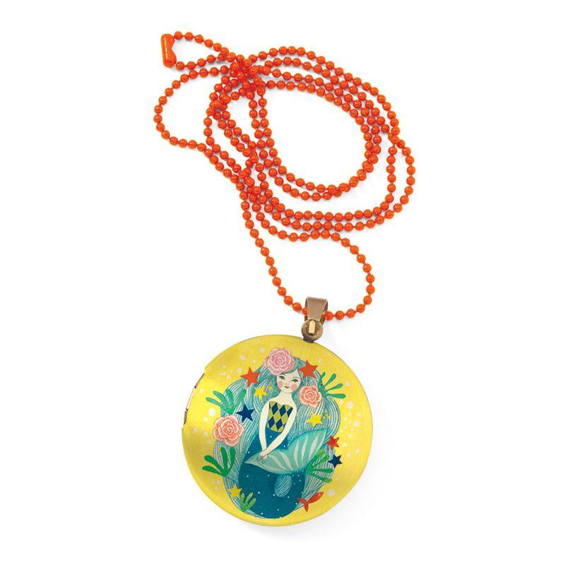 DJECO Mermaid Locket Necklace KIDS (5+ Yrs) - Zabecca Living