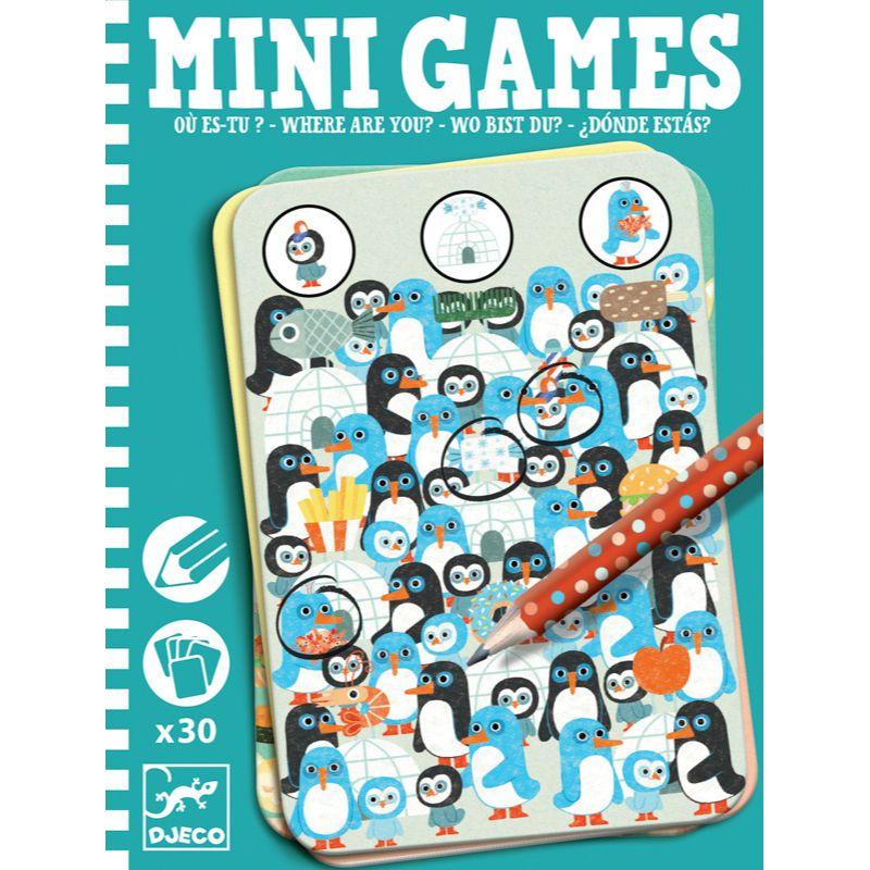 DJECO Mini Games - Where are you? KIDS (5+ Yrs) - Zabecca Living