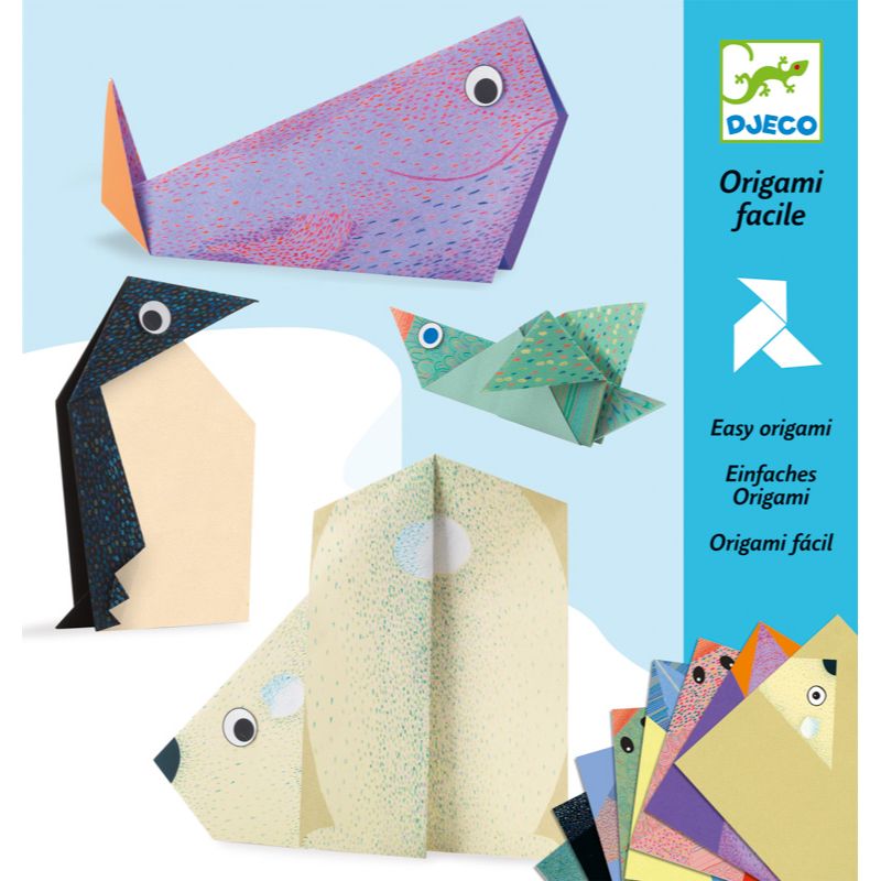 DJECO Polar Animals Origami KIDS (5+ Yrs) - Zabecca Living