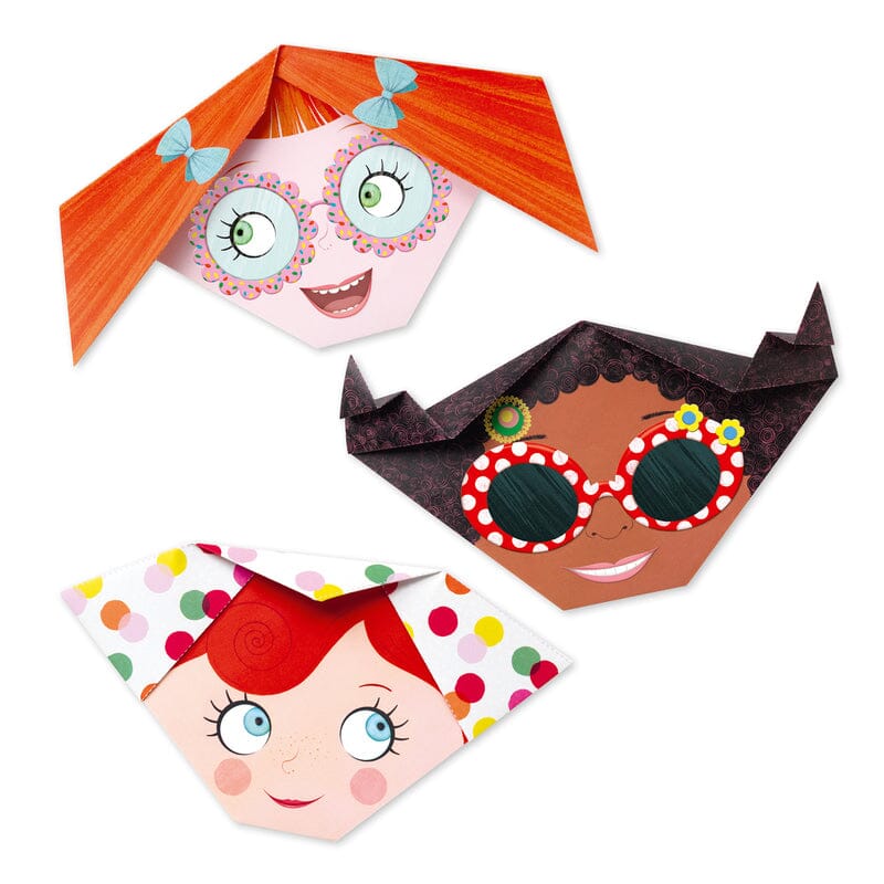 DJECO Pretty Faces Origami KIDS (5+ Yrs) - Zabecca Living