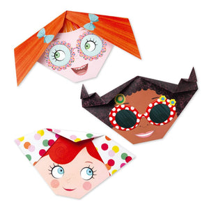 DJECO Pretty Faces Origami KIDS (5+ Yrs) - Zabecca Living