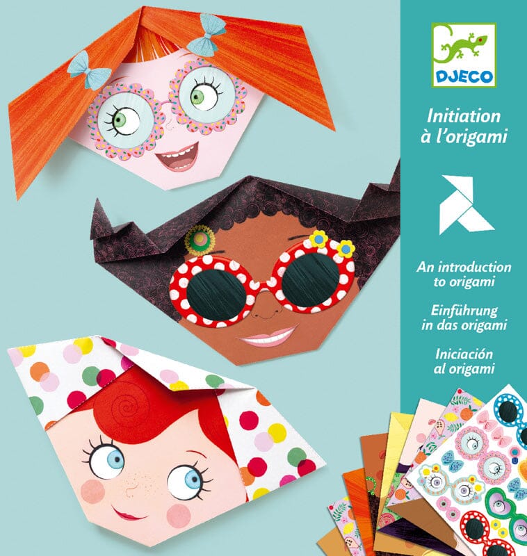 DJECO Pretty Faces Origami KIDS (5+ Yrs) - Zabecca Living
