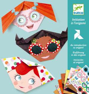 DJECO Pretty Faces Origami KIDS (5+ Yrs) - Zabecca Living