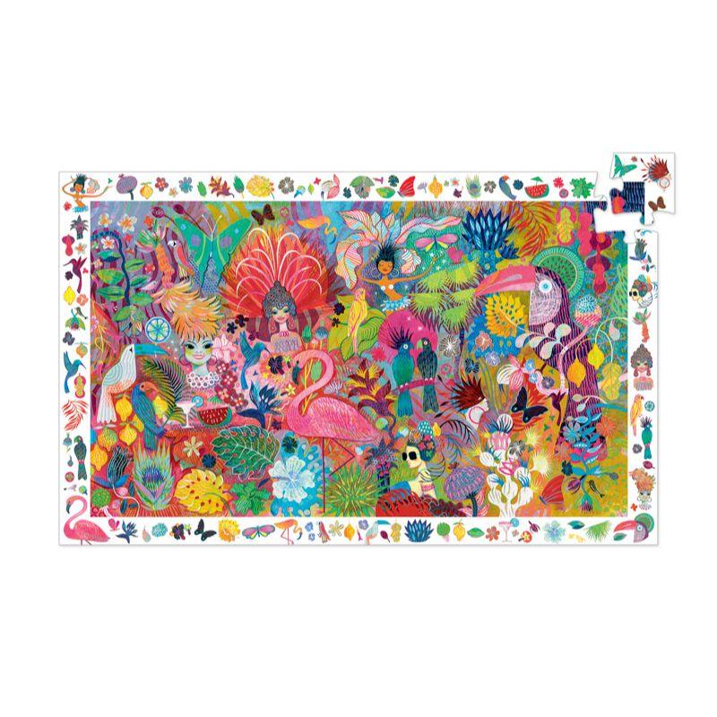 DJECO Rio Carnaval 200pc Observation Puzzle KIDS (5+ Yrs) - Zabecca Living