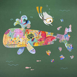 DJECO Whale 150pc Art Puzzle KIDS (5+ Yrs) - Zabecca Living
