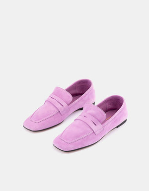 D.O.F Francesca Loafers - Lilac Suede FOOTWEAR - Zabecca Living