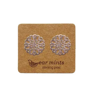 EAR MINTS Brushed Filigree Earrings Earrings - Zabecca Living