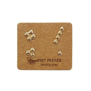 EAR MINTS Circle Set of 4 Earrings Earrings GOLD - Zabecca Living