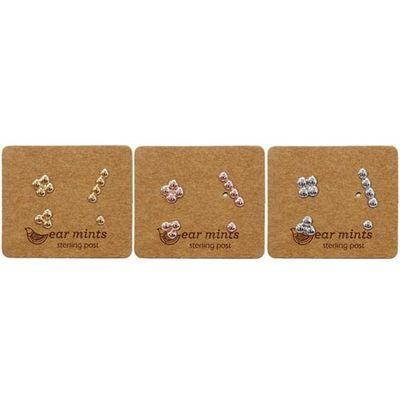 EAR MINTS Circle Set of 4 Earrings Earrings - Zabecca Living