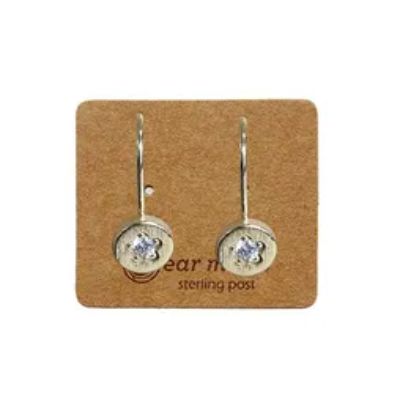 EAR MINTS Cubic 5 Stone Disc FH Earrings - Zabecca Living
