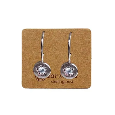EAR MINTS Cubic 5 Stone Disc FH Earrings - Zabecca Living