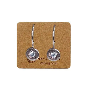 EAR MINTS Cubic 5 Stone Disc FH Earrings - Zabecca Living