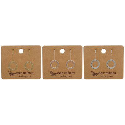EAR MINTS Cubic Open Circle Hook Earrings Earrings - Zabecca Living