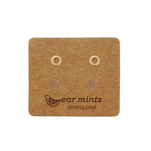 EAR MINTS Flat Mini Circle Set of 2 Earrings Earrings GOLD - Zabecca Living