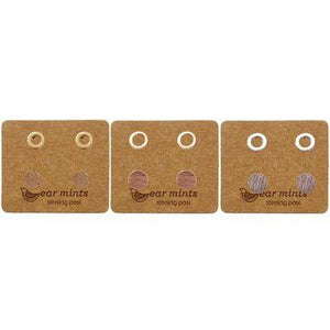 EAR MINTS Flat Mini Circle Set of 2 Earrings Earrings - Zabecca Living