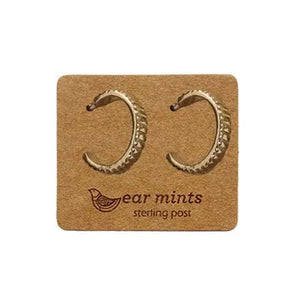 EAR MINTS Grooved Hoop Earrings Earrings - Zabecca Living