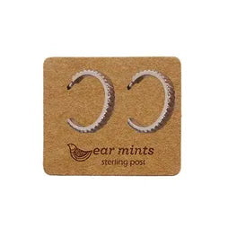 EAR MINTS Grooved Hoop Earrings Earrings - Zabecca Living