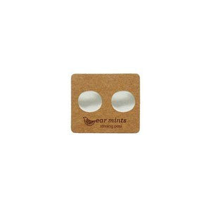 EAR MINTS Plain Disc Earrings Earrings SILVER - Zabecca Living