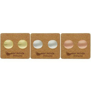 EAR MINTS Plain Disc Earrings Earrings - Zabecca Living